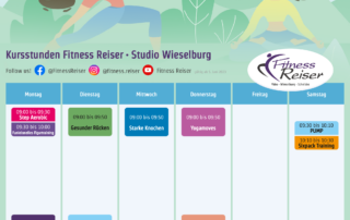 Kursplan Sommer 2023 | Fitness Reiser